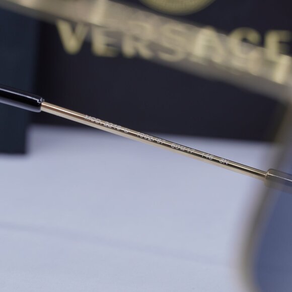 Final Price! Versace VE2246D 100287 Gold/Grey Sunglasses